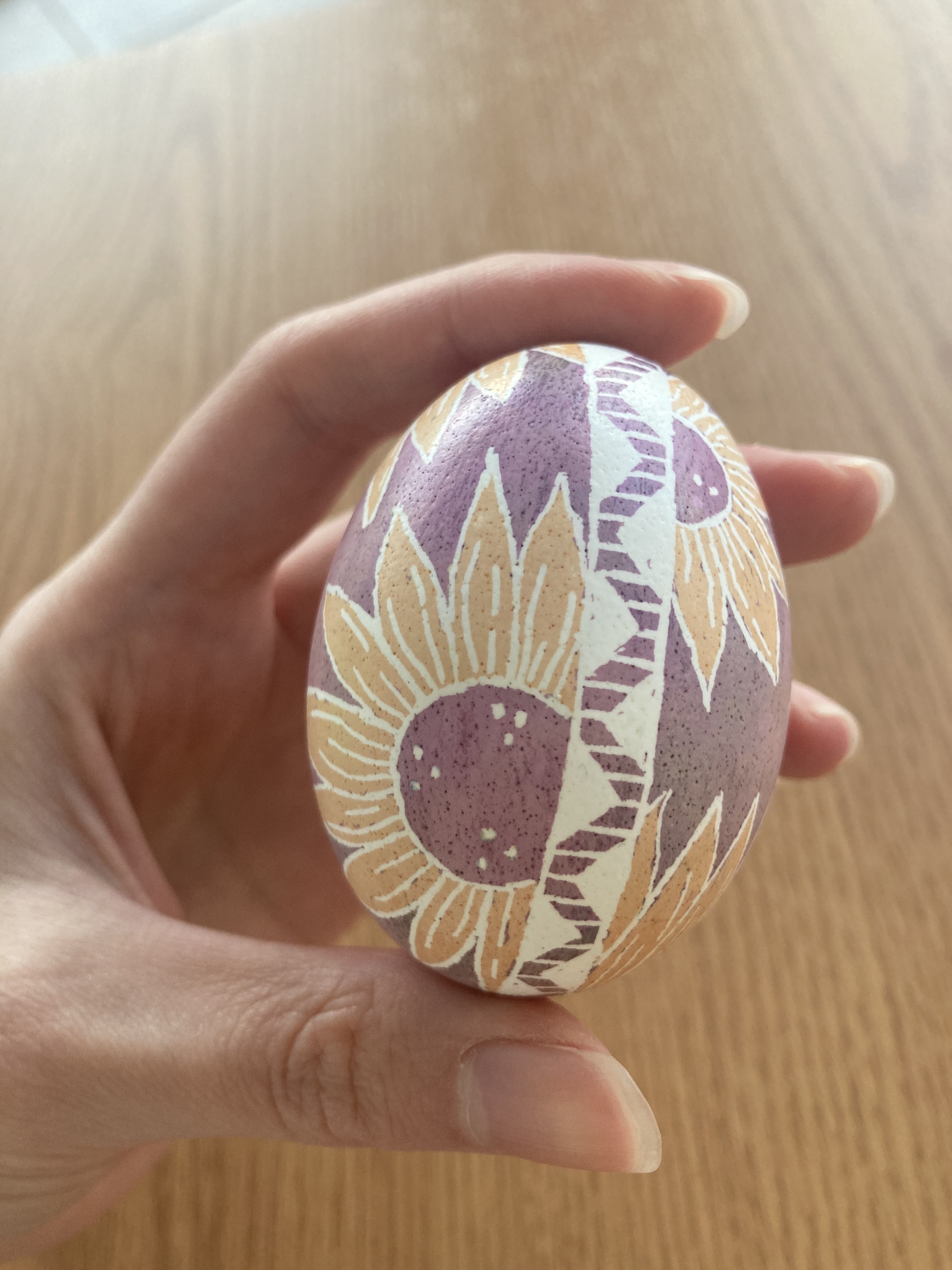 Sunflower pysanka - photo 1 Sunflower pysanka - photo 1